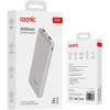 Asonic AS-P10 10000mAh Micro+Type-C+USB Beyaz Taşınabilir Pil Şarj Cihazı Powerbank