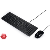 Asus U2000 Q Türkçe 1000DPI USB Siyah Kablolu Klavye Mouse Set - U2000-KBM-TR-Q