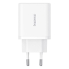 BASEUS P10111402213-00 Cube Hızlı 2 USB-A + Type-C 30W Şarj Cihazı Beyaz