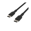 Belkin 60w Örgü C to C Kablo 1m, Siyah