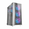 darkFlash DK352 PLUS 650W Bronze 80+ Power Supply 4-12cm ARGB Fan Beyaz Kasa