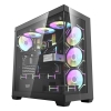 darkFlash DS900-B 650W 80+ Power Supply 4-12cm ARGB  Fan Siyah Kasa