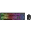 Everest KM-319BT Siyah 2.4G+BT1+BT2 Çoklu Cihaz Bağlantılı Q Set Kablosuz Klavye + Mouse