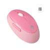 Everest ROUND KM-6282 Renkli Tuşlu Pembe Kablosuz Q Multimedia Klavye + Mouse Set