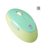 Everest ROUND KM-6282 Renkli Tuşlu Yeşil Kablosuz Q Multimedia Klavye + Mouse Set