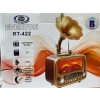 Everton Rt-422  Bluetooth Fm-Usb-Tf-Aux Şarjlı Nostaljik Radyo Gramafon (Alev Ambiyans Işığı)