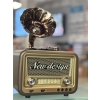 Everton Rt-609  Bluetooth Fm-Usb-Tf-Aux  Şarjlı Nostaljik Radyo