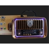 Everton RT-688 Bluetooth Usb-Micro Sd Solarlı Saatli Nostaljik Radyo