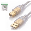 Feny FN-U3015 USB2.0 AM-BM Şeffaf 100 yüzde  Bakır Pri·nter Yazıcı Kablosu 1.5M