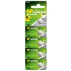 GP GP186-C5 LR43 AG12 Alkalin Düğme Pil 5'li Paket