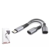 Hadron Gj-017 Type-C To 2-Type-C F Kablo Car Şarj 100W Siyah