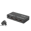 HADRON HDX1295 HDMI Splitter 4K 3D 1 In 2 Out - Siyah