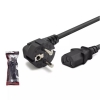Hadron Hdx5555 1.8MT Power Kablo 42Pin 1Mm 500W L Tip  Siyah