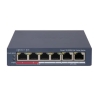 Hikvision DS-3E1106P-EI-M 4 Port PoE 10-100 2-Uplınk Yönetilemez Switch