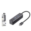 iETOP TU1009 Type-C 3.2 Gen2 Hub 4 Port 10 Gbps Siyah