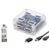 iETOP U331 USB Type-C 3.1 Gen1 Hub 4 Port 5 Gbps Şeffaf