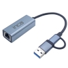 Inca IUTP-01TX Alüminyum 1000Mbps USB 3.0 ve TYPE-C 3.1 çevirici