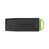 Kingston DTXG2-256GB 256GB Portable USB 3.2 Gen 1 DataTraveler Exodia Black-Green Flash Bellek