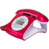 Multitek Retro Özel Tasarımlı Kablolu Siyah-Kırmızı Masa Üstü Telefon
