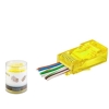 NODAR ND2400 CAT6 EZ RJ45 Konnektör 100 Adet Plastik Kutu - Sarı