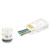 NODAR ND2407 CAT6 EZ RJ45 Konnektör 100 Adet Plastik Kutu