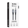 S-link Armor ML-01 1.2m Lightning to M AUX Örgülü Metal Başlıklı Siyah Ses Kablosu