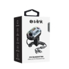 S-link SL-BT307 Çift USB 5V 3.1A-1A Led Işıklı Siyah 2 İn 1 C Port + İphone Bluetooth Fm Transmitter