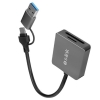 S-link SL-CR21 TypeC ve USB3.0 SD-Micro SD 110M-S Hızlı 2 in 1 Metal Kart Okuyucu