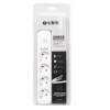 S-link SPG401S 1.5m 1.5mm 100 yüzde  Bakır 750 Joule 4 lü Anahtarlı Akım Korumalı Priz
