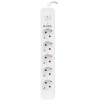S-link SPG501S 1.5m 1.5mm 100 yüzde  Bakır 750 Joule 5 li Anahtarlı Akım Korumalı Priz