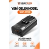 Snapron SNP-3035 30.000 Mah LCD Ekran Dahili Kablolu 22.5w Hızlı Şarj Powerbank