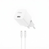 TTEC 2SCP01LB 20W PD HIZLI ŞARJ CİHAZI + TYPE C - LIGHTNING KABLO