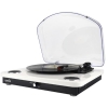 UMİE Bemol Beyaz Piano Kaplama 10W BT İN, BT OUT, RCA, USB Özellikli Nostaljik Pikap