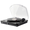 UMİE Bemol Siyah Piano Kaplama 10W BT İN, BT OUT, RCA, USB Özellikli Nostaljik Pikap