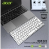 Acer OKR220 Beyaz MultiDevice Dual Mode 2.4GHZ Bluetooth Klavye (Smart Tv)(Android)