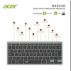 Acer OKR220 Siyah MultiDevice Dual Mode 2.4GHZ Bluetooth Klavye (Smart Tv)(Android)