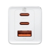 BASEUS CCGP120202 GaN5 Pro 2C+U 65W Şarj Cihazı Beyaz