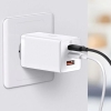 BASEUS CCGP120202 GaN5 Pro 2C+U 65W Şarj Cihazı Beyaz