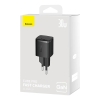 BASEUS CCXF000301 Cube Pro USB-C Hızlı Şarj Cihazı 30W Siyah