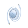 Baseus Free2Pull Mini 1m. USB-C Şarj Kablosu 60W - Mavi