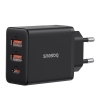 BASEUS P10111402113-00 Cube Hızlı 2U+C 30W Şarj Cihazı Küme Siyahı