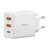 BASEUS P10111402213-00 Cube Hızlı 2 USB-A + Type-C 30W Şarj Cihazı Beyaz