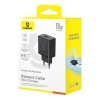 Baseus P10111405117-Z1  Cube Fast QC 3.0 18W USB-A Hızlı Şarj Aleti Cluster Black