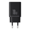 Baseus P10111405117-Z1  Cube Fast QC 3.0 18W USB-A Hızlı Şarj Aleti Cluster Black