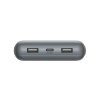 Belkin 20K Powerbank, USB-A & C 15W,Space gray