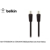 Belkin BLK-F3Y053BF2M 2mT Coax,M-M75db,Siyah,Metal Kablo