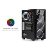 Dark Diamond PRO 4x12cm Fan, 1x USB3.0, 2x USB2.0 Full Akrilik Oyuncu Kasası (Psu yok)