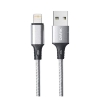 Dark DK-CB-LT100BR Lightning Örgülü 'Quick Charge' Destekli Şarj ve Data Kablosu (1 Metre)