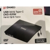 Enkado Ekd-Udvd120 Type-C - USB 3.0 DVD-R-CD-R-RW- Dvd-Rw Ultra Slim Harici Optik Yazıcı Siyah