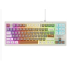 Everest KB-98 SILENT TKL Gri Mavi-Gri-Kahve Rainbow Q Membrane Klavye